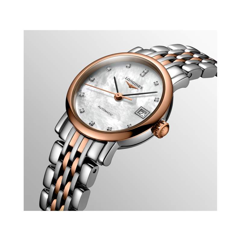 Montre Longines femme automatique acier or 750 - vue 2