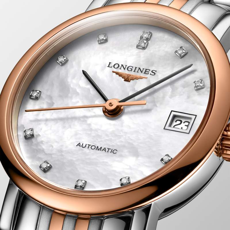 Montre Longines femme automatique acier or 750 - vue D1