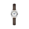 Montre Longines Equestrian femme acier bracelet cuir noir - vue V1
