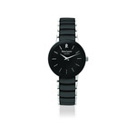 Montre Pierre Lannier femme acier céramique noire - vue 1