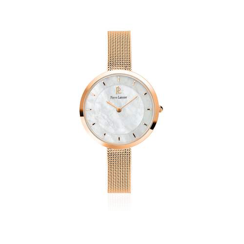 Montre Pierre Lannier femme milanais acier rose