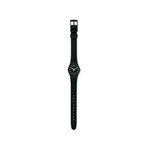 Swatch Lady Black Single dameshorloge zwart siliconen kunststof - bekijk 2