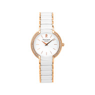 Montre Pierre  Lannier femme acier rose céramique