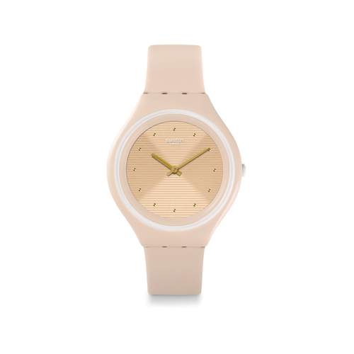 Swatch women's watch plastic silicone flesh
