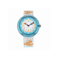 Montre Flik Flak mixte Lobster Stripe bleu