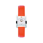 Montre Herbelin femme acier cuir orange - vue 1