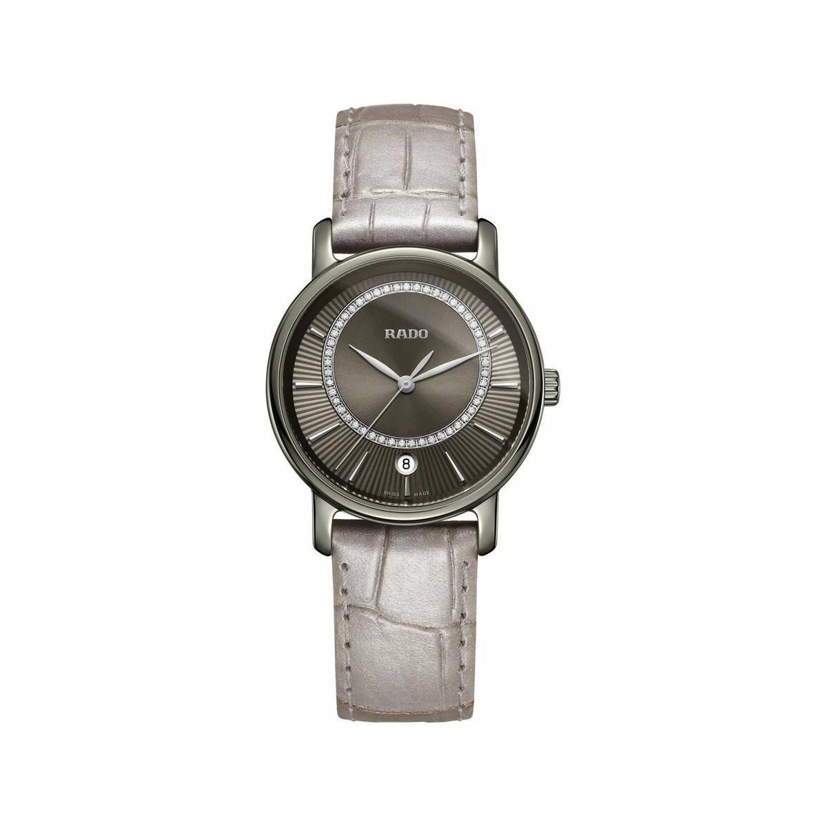 Montre Rado femme céramique cuir