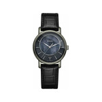 Montre Rado femme céramique cuir noir - vue 1