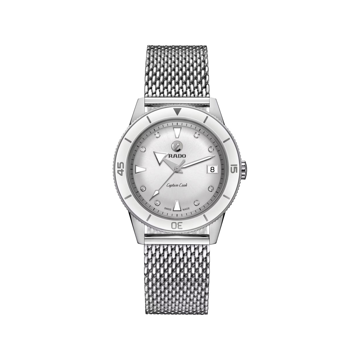 Montre Rado femme automatique acier milanaise