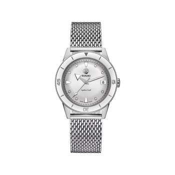 Rado dameshorloge met automatische opwinding, roestvrij staal, milanaiseband