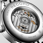 Montre longines record tradition horlogère automatique acier - vue D2