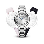 Montre Raymond Weil Shine femme acier cuir - vue 1