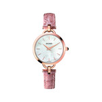 Montre Balmain femme acier rose cuir rose - vue 1