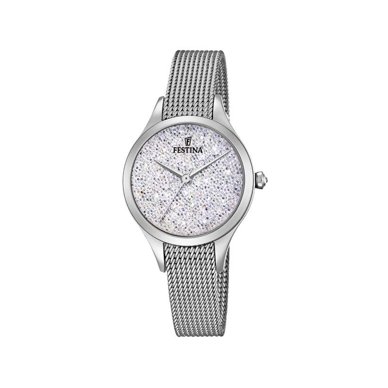 Montre Festina femme acier cristaux swarovski - vue 1