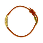 Montre Lip femme acier cuir marron - vue 2