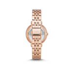 Montre Fossil femme acier doré rose cristaux - vue 2