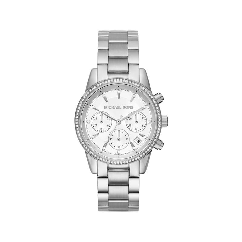 Montre Michaël Kors femme chronographe acier - vue 1