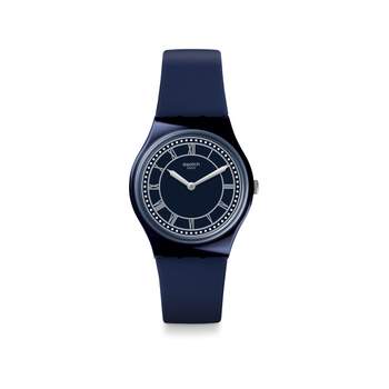 Swatch gemengd plastic horloge blauw