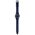 Montre Swatch mixte plastique bleu - vue D1