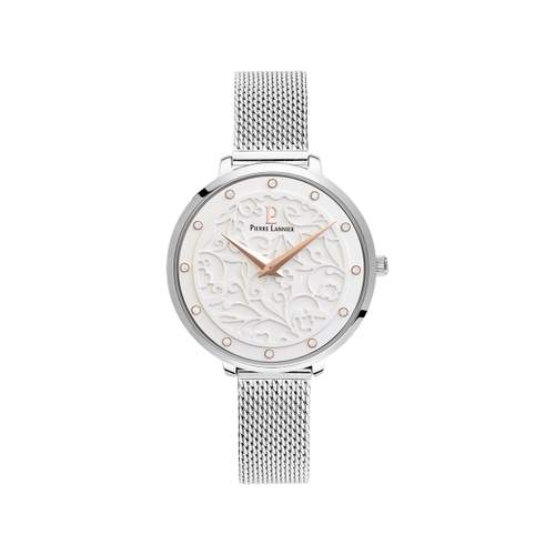 Pierre Lannier Milanees stalen horloge