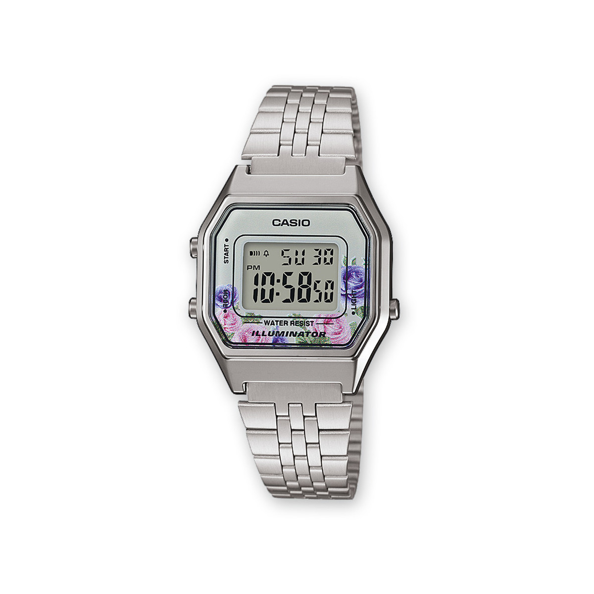 Montre Casio femme digitale acier Femme modèle LA680WEA4CEF MATY