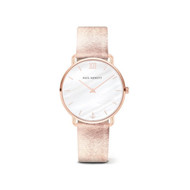 Montre Paul Hewitt femme doré rose cuir rose