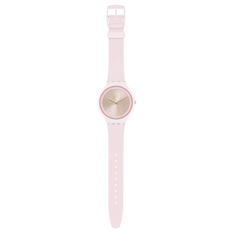 Montre Swatch Skinblush femme plastique silicone - vue D1