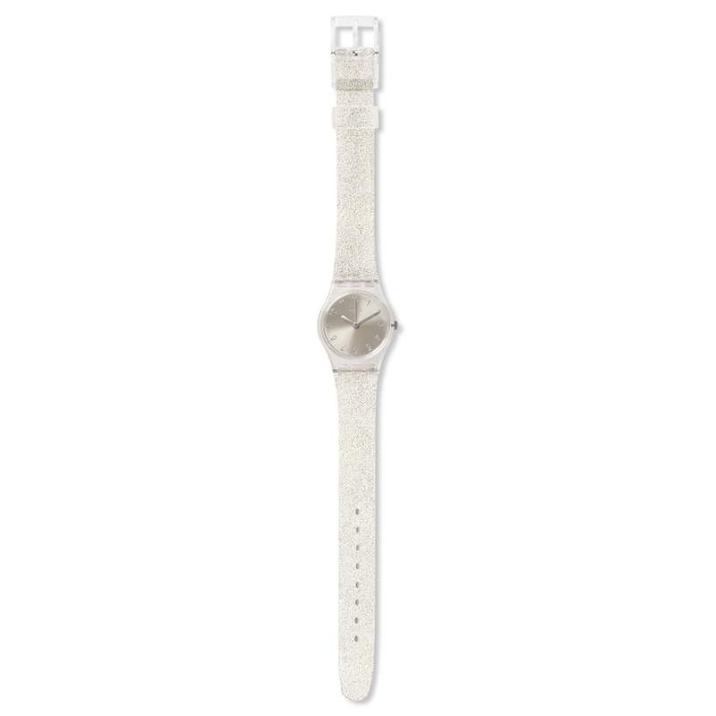 Montre Swatch Silver glistar femme plastique - vue D1
