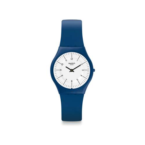 Swatch Marmarella gemengd plastic silicone horloge