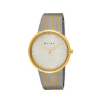 Montre Elixa femme acier milanais bicolore - vue 1