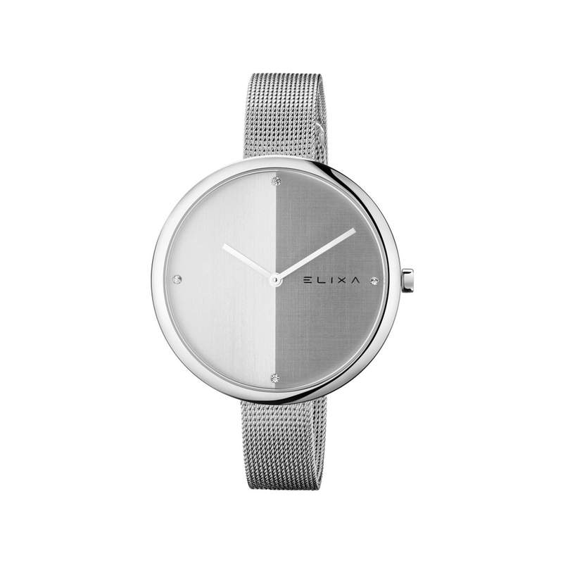 Montre Elixa femme acier milanais - vue 1