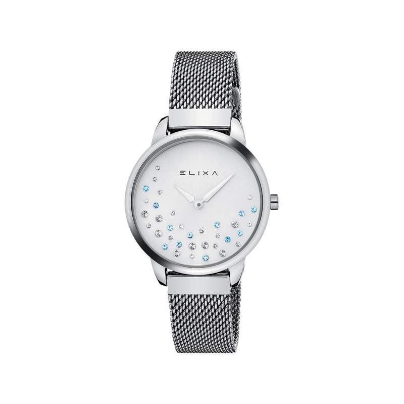 Montre Elixa femme acier milanais - vue 1