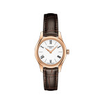 Montre Tissot femme acier cuir marron - vue 1