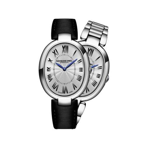 Raymond Weil roestvrijstalen damesarmband sup satijn horloge