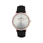 Montre Yonger et Bresson femme acier rose cuir - vue 1