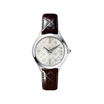 Montre Balmain femme acier cuir bordeaux - vue 1