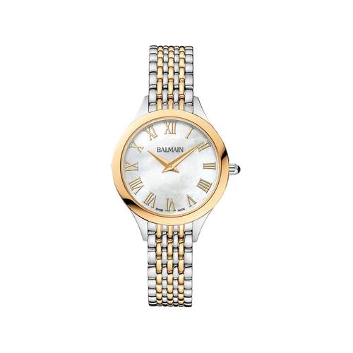 Montre Balmain femme acier bicolore jaune