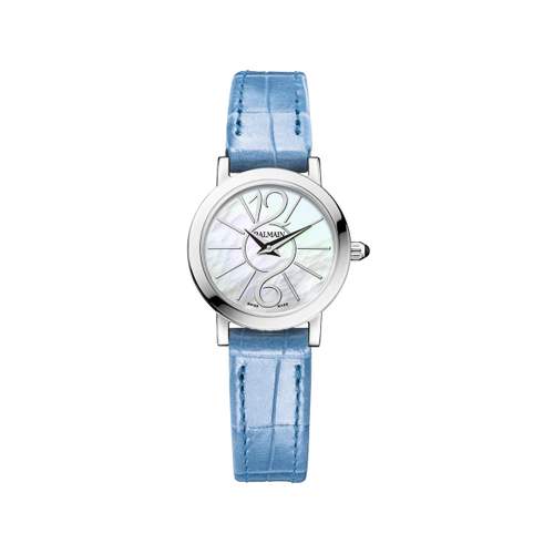 Montre Balmain femme acier cuir bleu