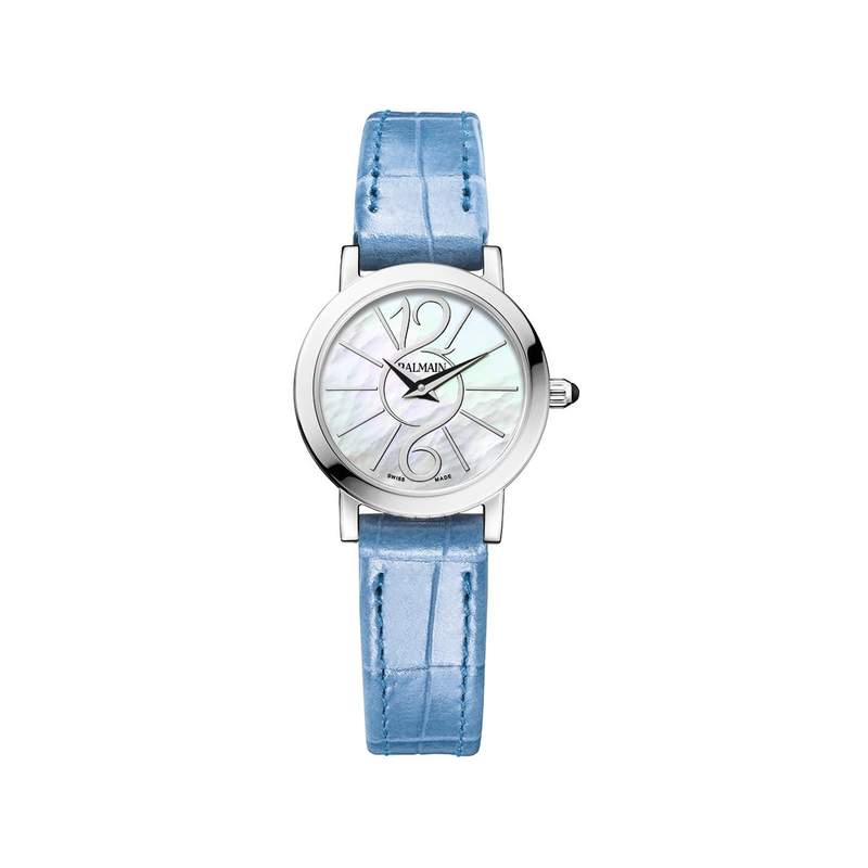 Montre Balmain femme acier cuir bleu - vue 1