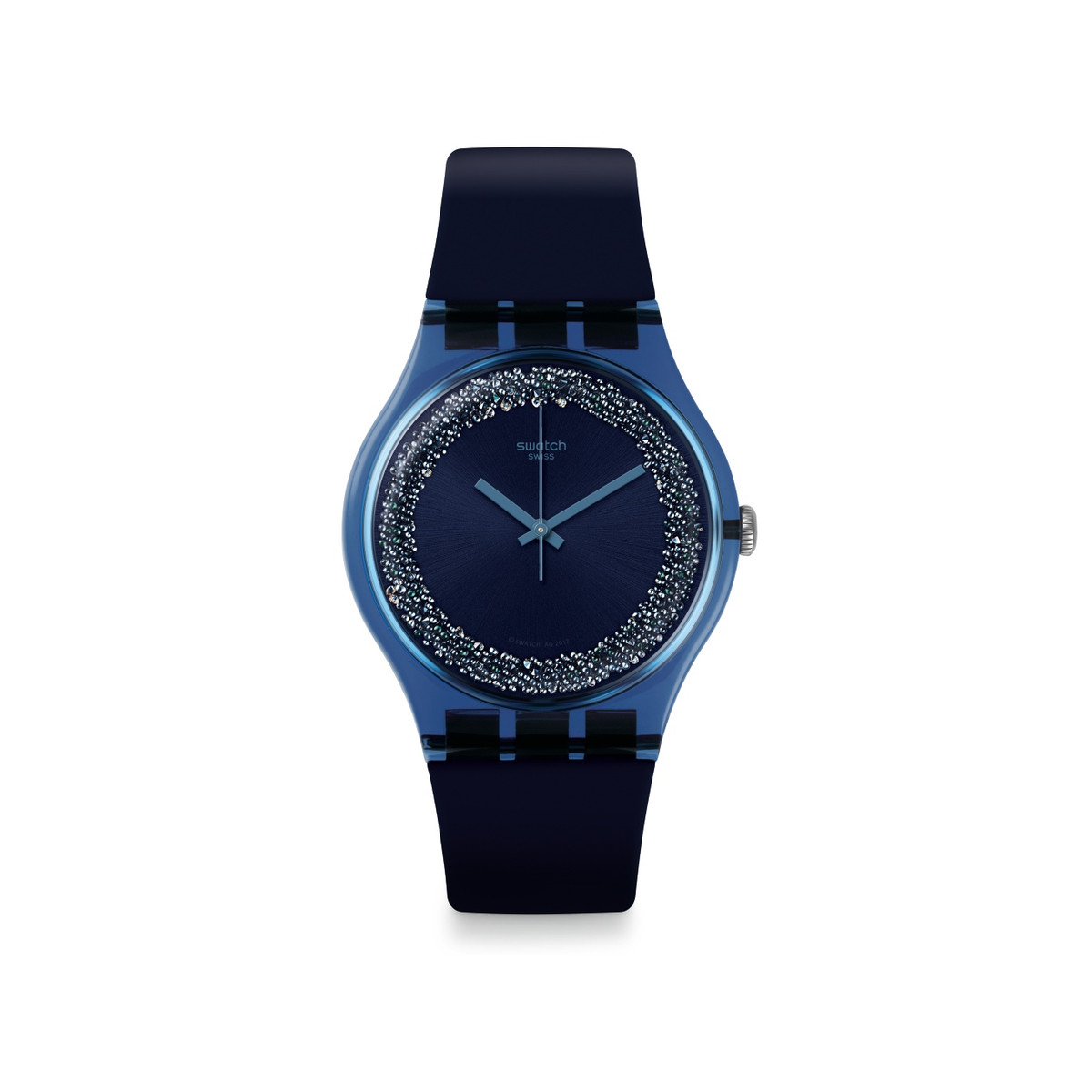 Montre Swatch Blusparkles femme plastique silic