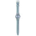 Montre Swatch Azulbaya femme silicone bleu - vue D1