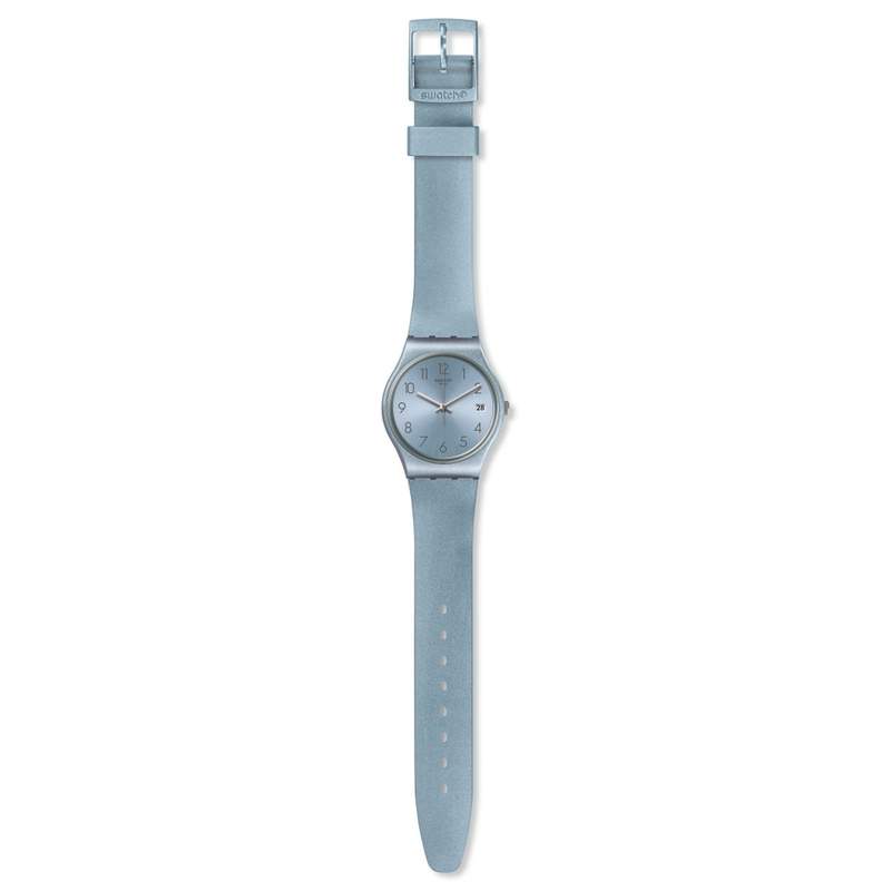 Montre Swatch Azulbaya femme silicone bleu - vue D1