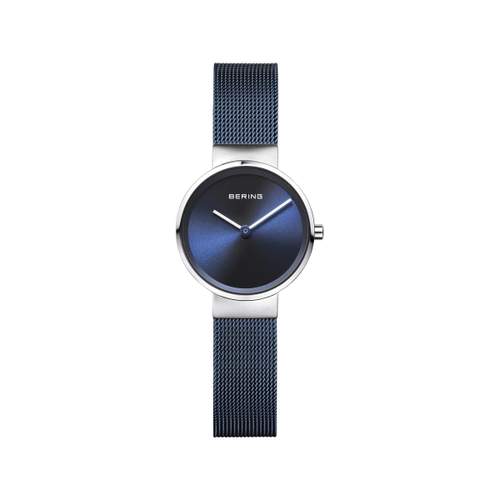 Montre Bering femme acier bleu
