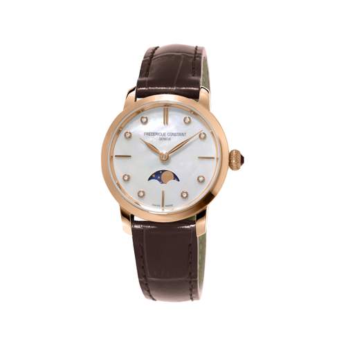 Montre Frederique Constant femme plaqué or rose