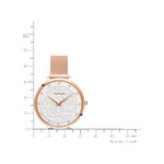 Pierre Lannier women's pink steel watch set - view D3