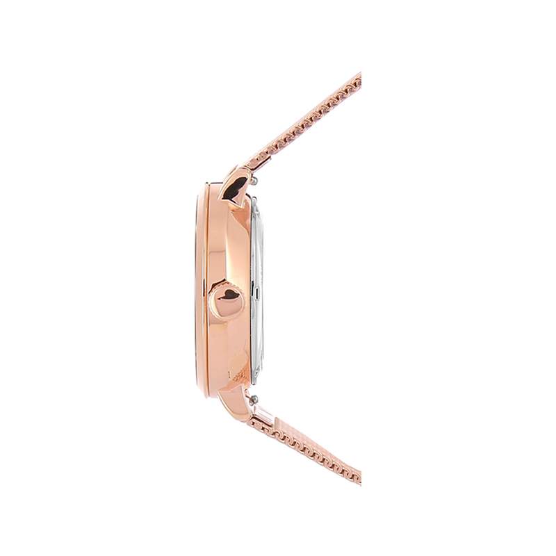 Montre Pierre Lannier femme automatique acier rose - vue 2
