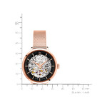 Montre Pierre Lannier femme automatique acier rose - vue D2