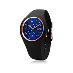 Montre Ice-Watch femme médium silicone noir - vue 1