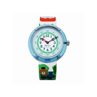 Montre Flik Flak tissu multicolore