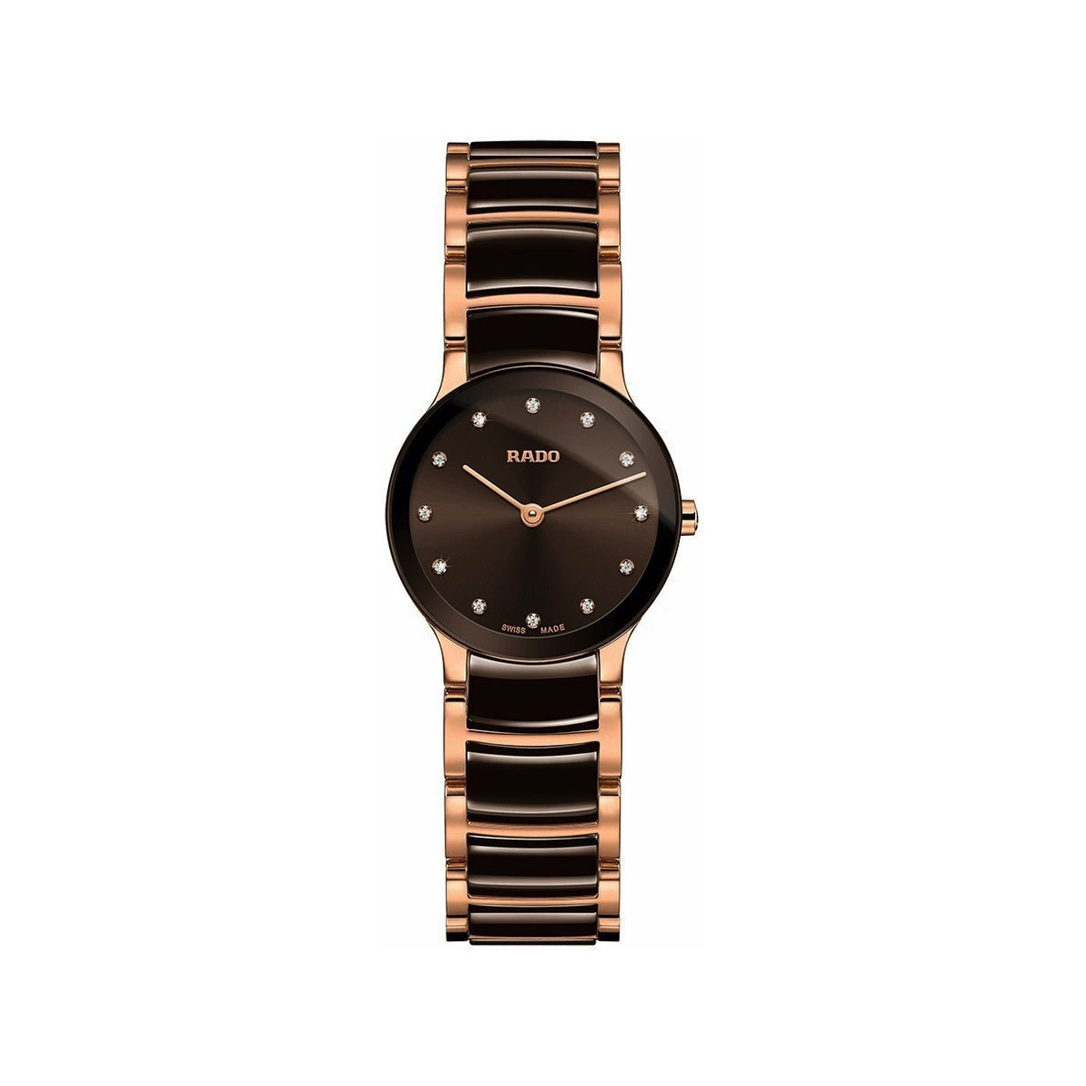 Montre Rado femme céramique acier rose